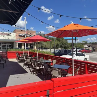 Our new patio is also open, all we need is some fall weather &amp; in the shade for Happy Hour festivities.