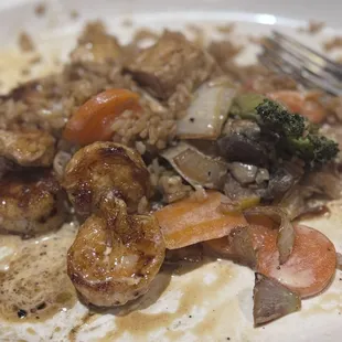Teppan Grill: Chicken &amp; Shrimp