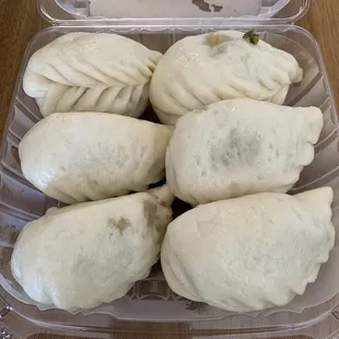Vegetable Steamed Buns. Freshly made. 6 for $10. Venmo.