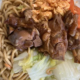 Combo ( Pork Feet, Cabbage, and Egg &amp; Tomato)