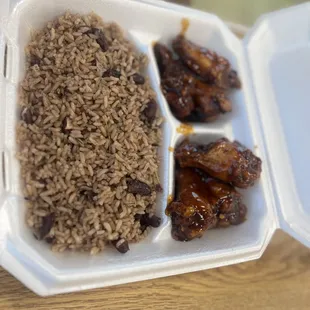 Jerked chicken wings