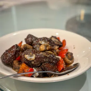 Black pepper beef filet mignon