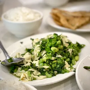 Preserved vegetables with tofu skin
