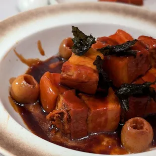 Braised pork belly