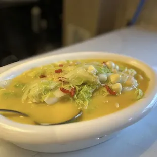 金汤娃娃菜, Baby Cabbage in Chicken Broth