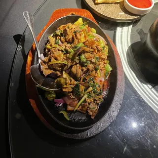 Cumin Lamb on Sizzling Plate