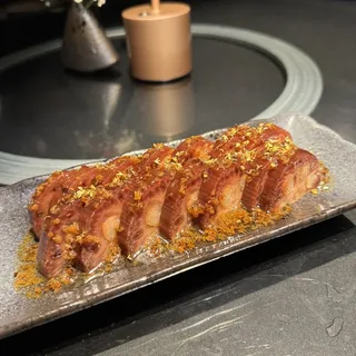 Steamed Lotus Roots Stuffed with Sticky Rice