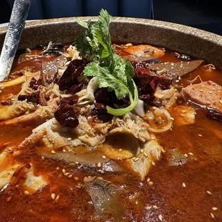 Sliced Beef & Ox Tripe in Chili Sauce