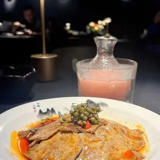 Sliced Ox Tongue in Hot & Spicy Sauce