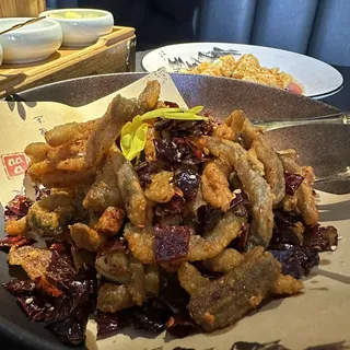 Deep-Fried Shredded Eel with Chili Pepper