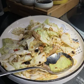 Stir-Fried Shredded Cabbage with Pork Belly