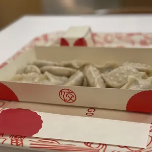 a box of dumplings