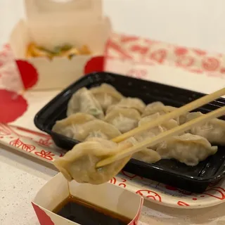 Shrimp, Pork, and Leek Dumplings