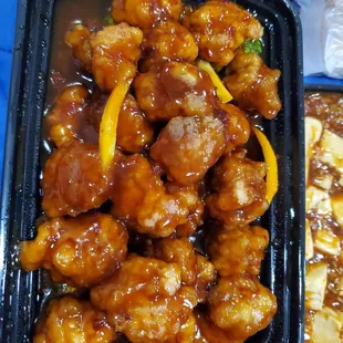 Orange chicken