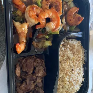 Hibachi Steak and Shrimp