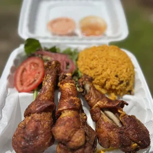 Pollo Frito/Fried Chicken Plate