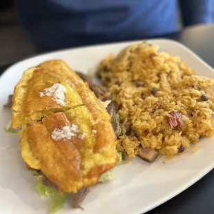 a plate of food