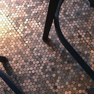 Pennies on floors