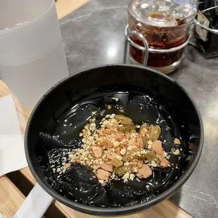 Brown sugar jelly dessert