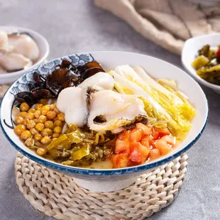 Sauerkraut Soup Fish Slices RIce Noodles (酸菜鱼片米粉）