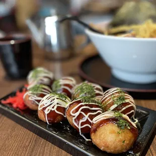 Takoyaki Octopus Fritters