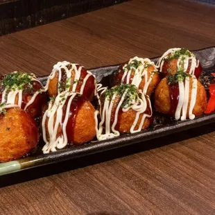 Takoyaki (Octopus Flitters)