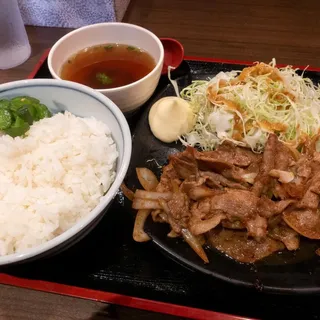 Stir Fry Pork Ginger Meal