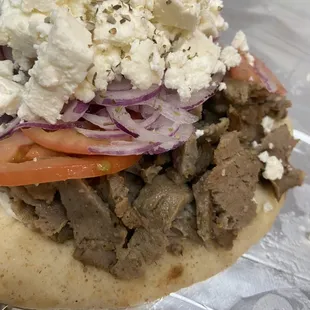 Classic gyro add feta cheese