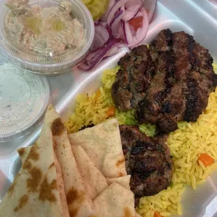 Kofta kabab ( ground beef )