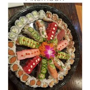 Sample of Catering Sushi Tray