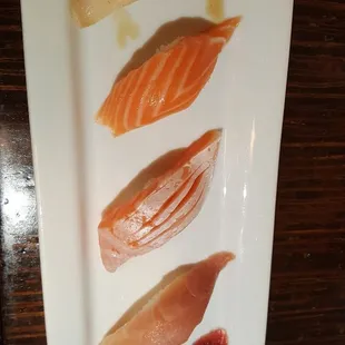 Samples of Nigiri