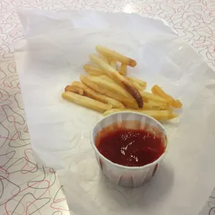Little less than half of my small fry order