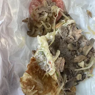 Mushrooms on it