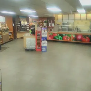 Big space when you first enter