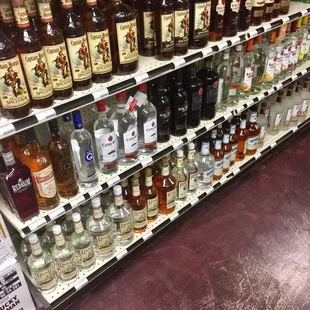 Rum section....