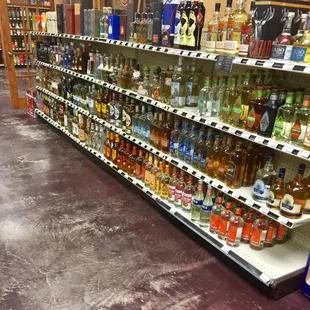 Tequila section....