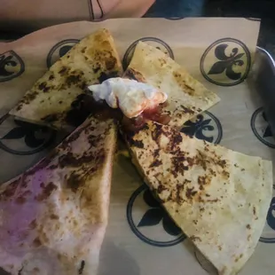Chicken Quesadillas, it was perfectly grilled !!