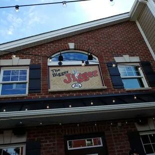 the front of the restaurant