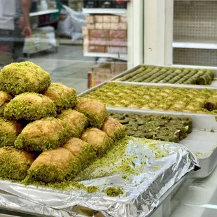 Fresh Baklava made from scratch, with real ingredients, everyday