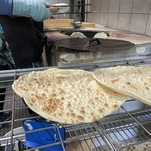 Fresh Naan made in the tandoor