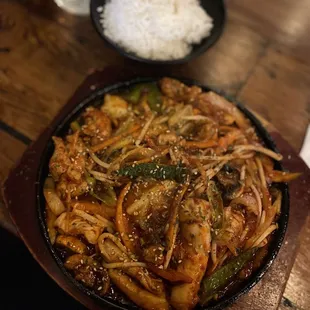 Spicy Chicken Jjim Plate