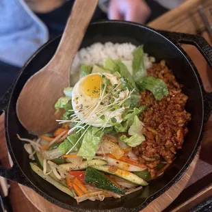 Sizzling Bibimbap