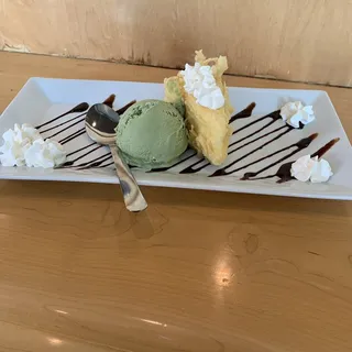 Tempura cheese cake
