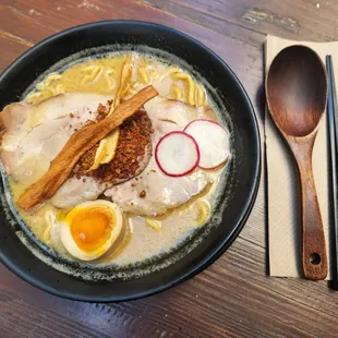 classic tori paitan ramen for $16