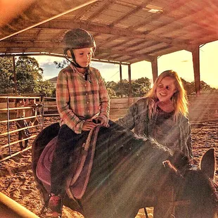 First time on a horse!!