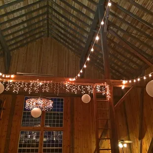 Lovely setting upstairs for celebrating special occasions.