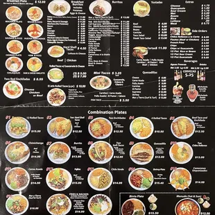 Takeout Menu