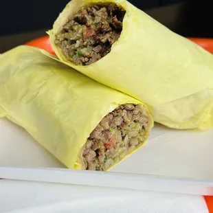 One of the best steak burritos we've tried!