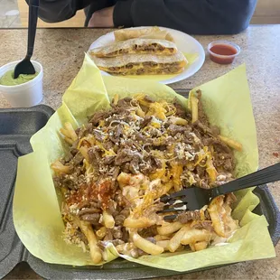 Carne Asada Quesadilla &amp; Carne Asada Fries My favorite!