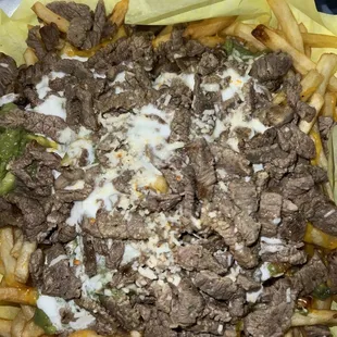 Carne asada fries